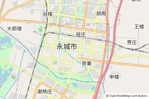 Mapa Yongcheng