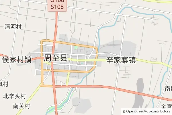 Mapa Zhouzhi County