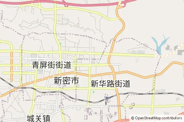 Mapa Xinmi