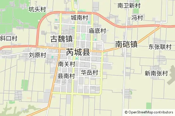 Mapa Ruicheng County