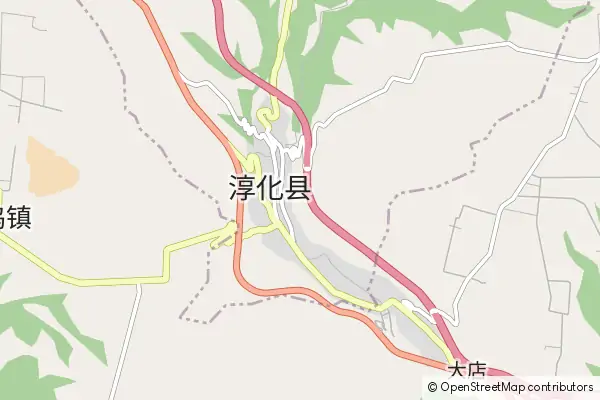 Mapa Chunhua County