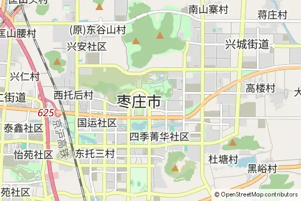 Mapa Zaozhuang