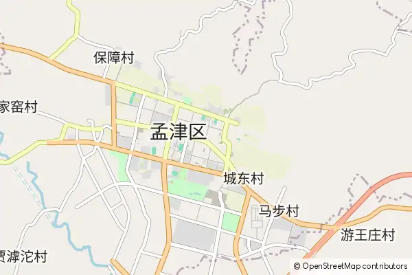 Mapa Mengjin County