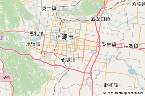 Mapa Jiyuan