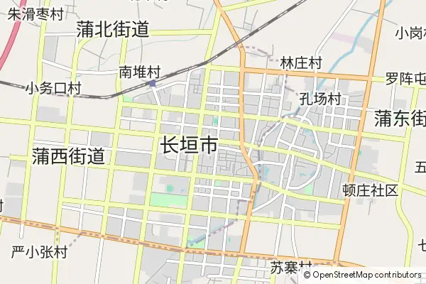 Mapa Zhangyuan County