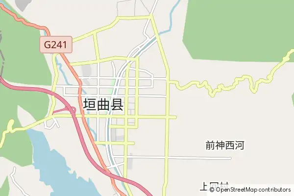 Mapa Yuanqu County