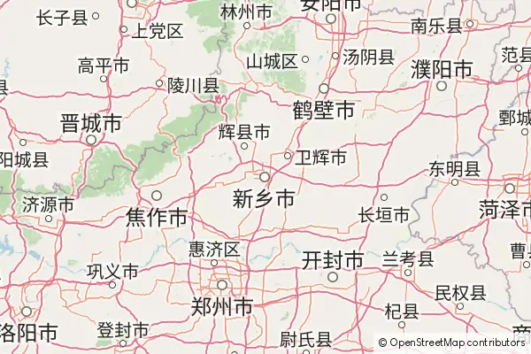 Mapa Xinxiang