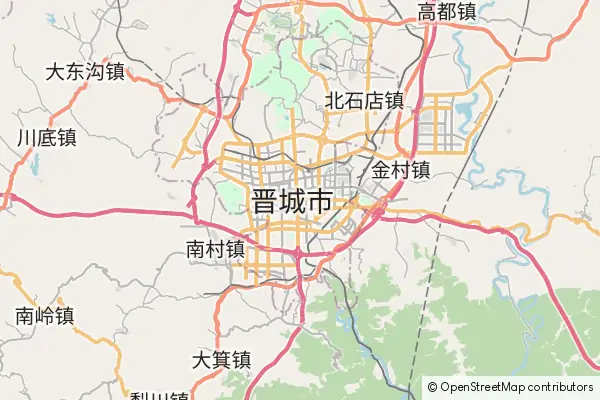 Mapa Jincheng