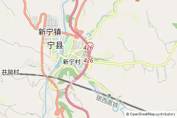 Mapa Ning County