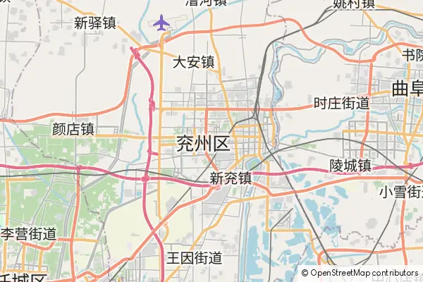 Mapa Yanzhou