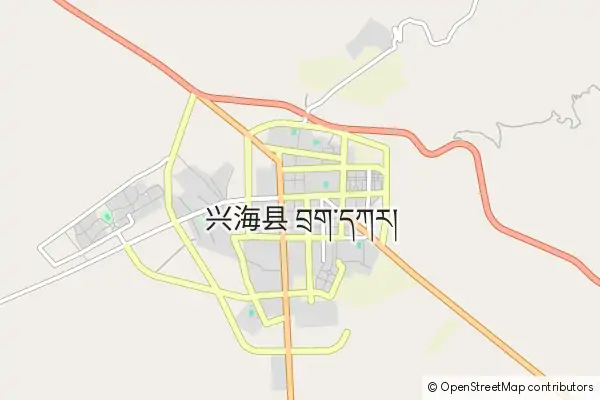 Mapa Xinghai County