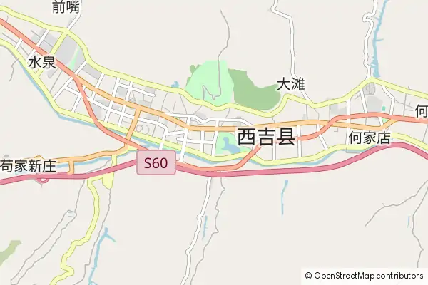 Mapa Xiji County