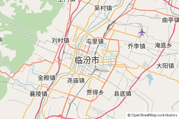 Mapa Linfen