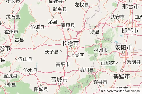 Mapa Changzhi