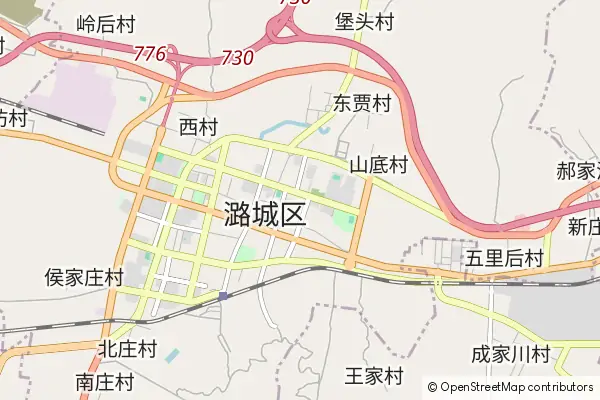 Mapa Lucheng