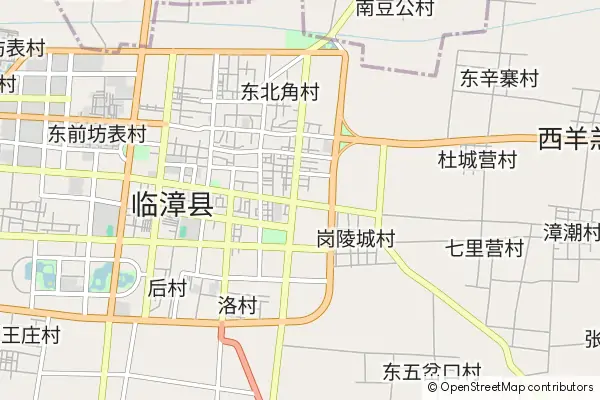 Mapa Linzhang County