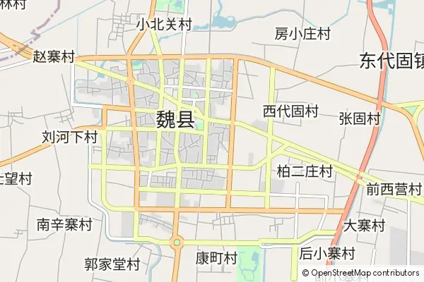 Mapa Wei County