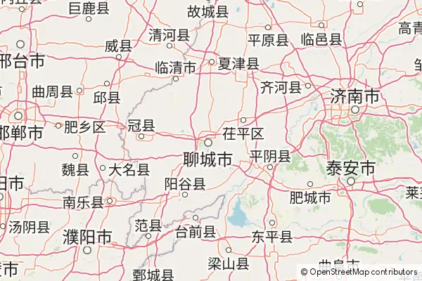 Mapa Liaocheng