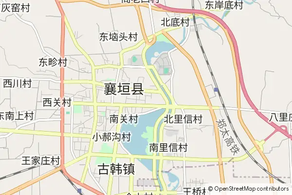 Mapa Xiangyuan County