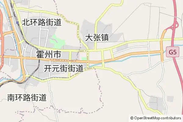 Mapa Huozhou