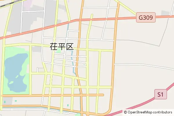 Mapa Chiping County