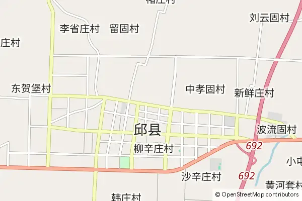 Mapa Qiu County