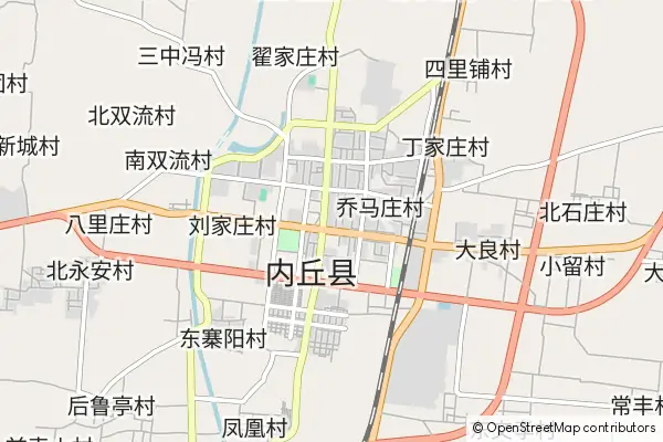 Mapa Neiqiu County