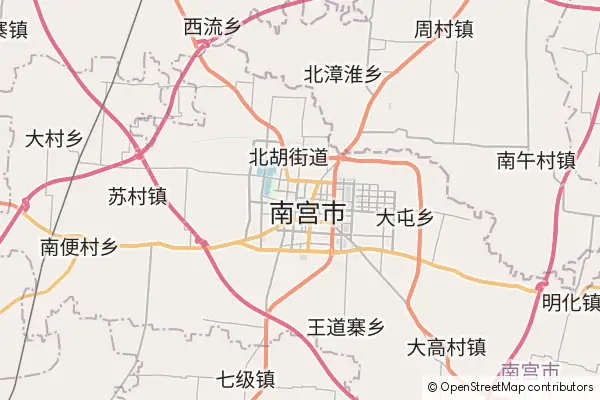 Mapa Nangong