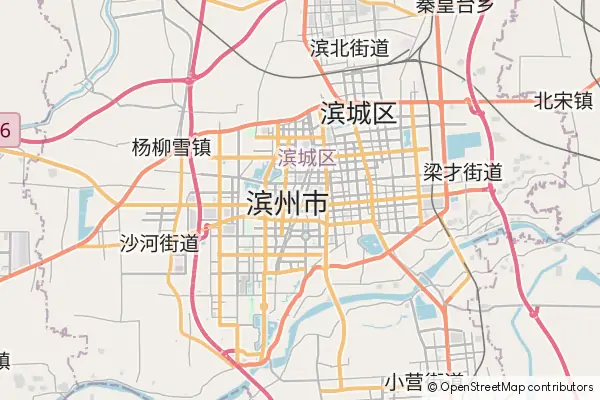 Mapa Binzhou