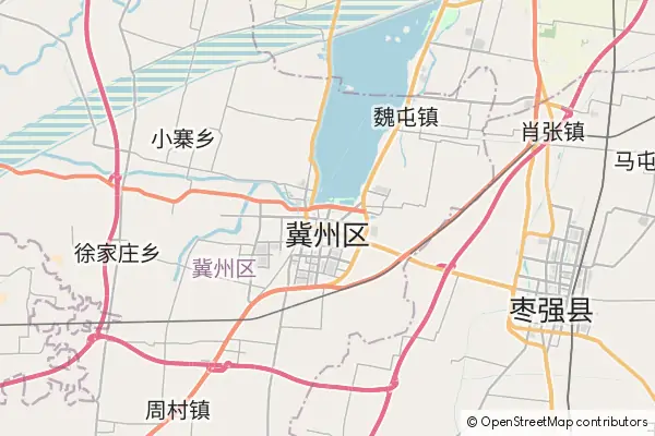 Mapa Jizhou