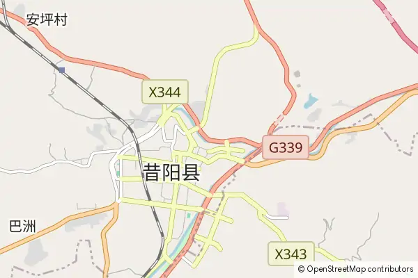 Mapa Xiyang County