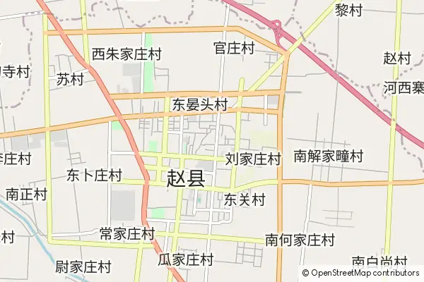 Mapa Zhao County