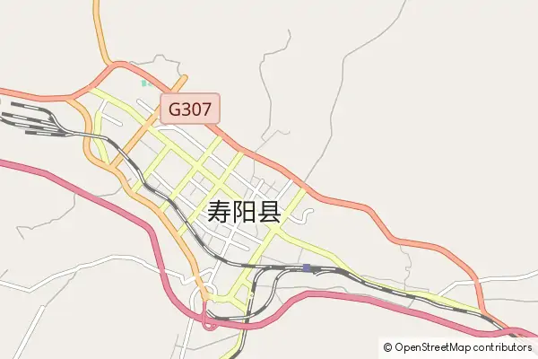 Mapa Shouyang County