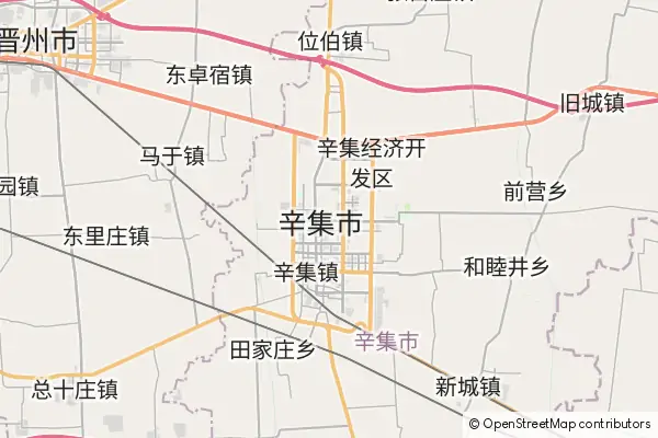 Mapa Xinji