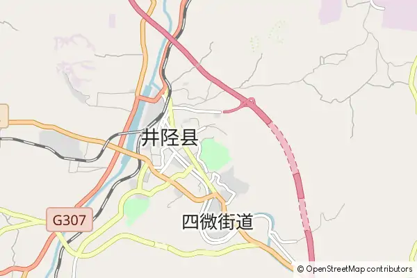 Mapa Jingxing County