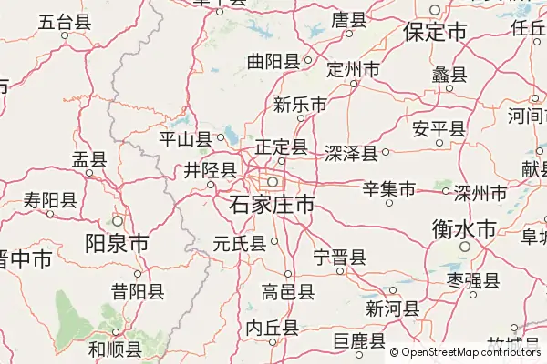 Mapa Shijiazhuang