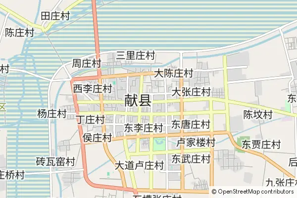 Mapa Xian County