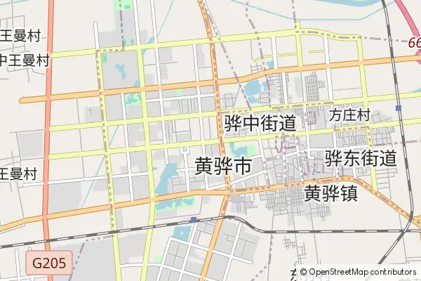 Mapa Huanghua