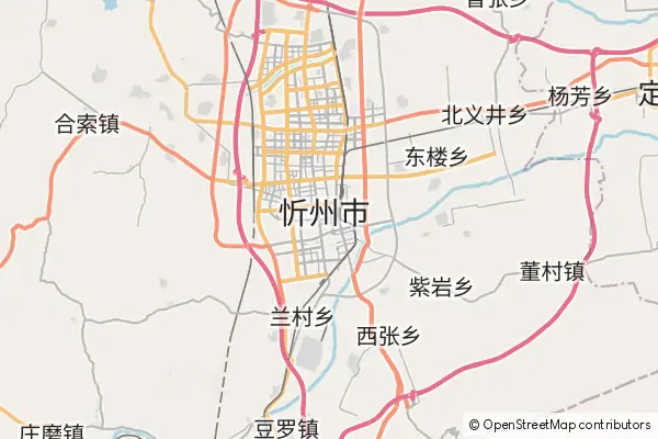 Mapa Xinzhou