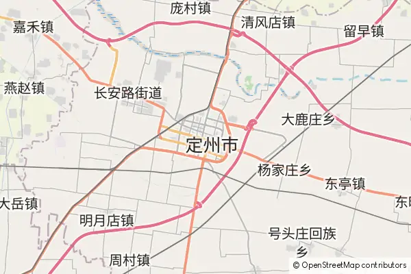 Mapa Dingzhou