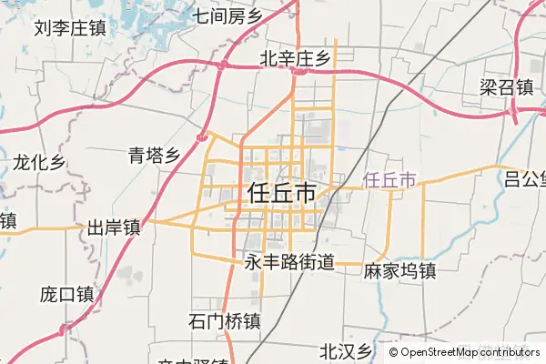 Mapa Renqiu