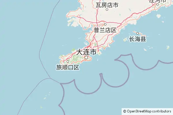 Mapa Dalian