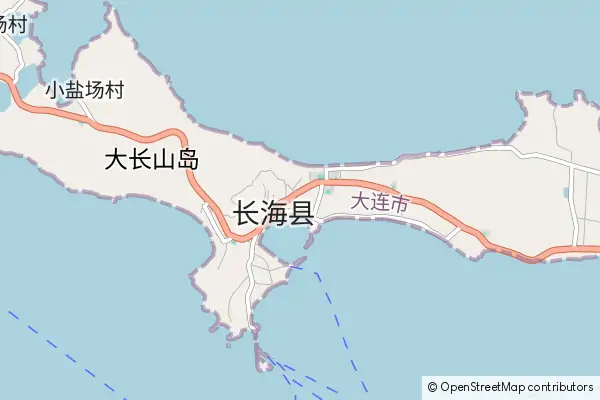 Mapa Changhai County