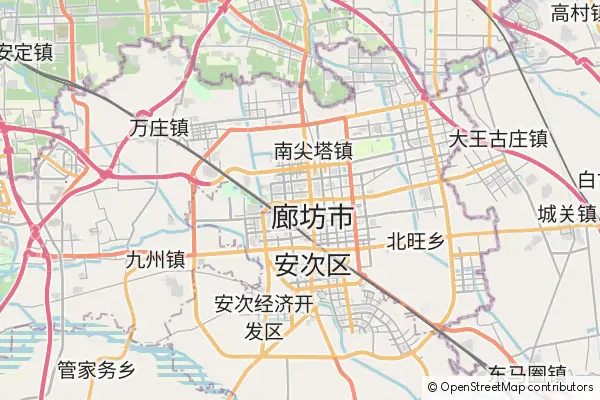 Mapa Langfang