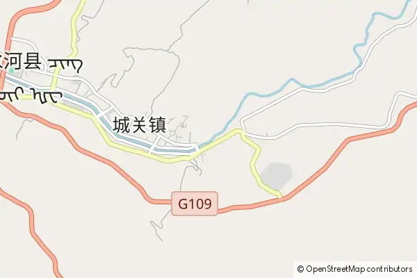 Mapa Qingshuihe County