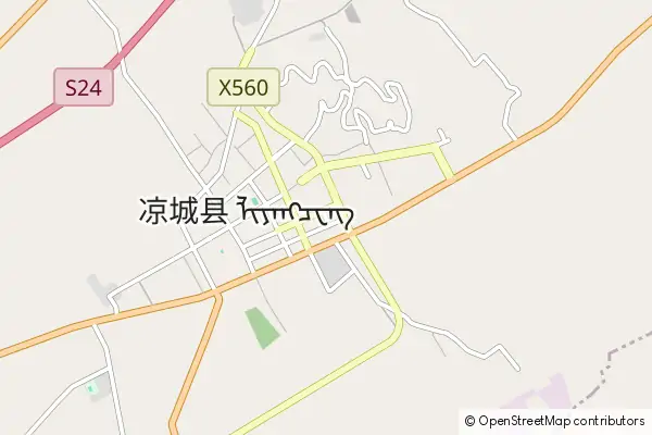 Mapa Liangcheng County