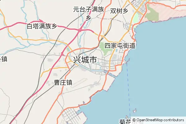 Mapa Xingcheng