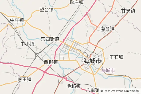 Mapa Haicheng