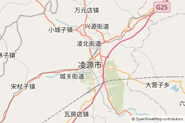 Mapa Lingyuan