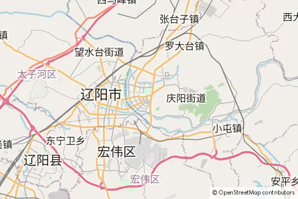 Mapa Liaoyang